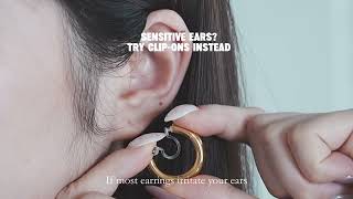 Best Clip-On Earrings for Sensitive Ears That Don’t Hurt | No Piercing Needed