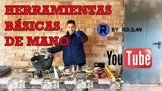 herramientas básicas de mano