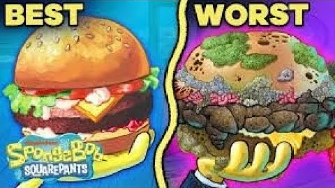 Every Krabby Patty Ranked by GROSSNESS! 🍔 | SpongeBob
