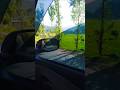 Driving in mountains.