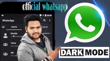 How to enable Whatsapp dark mode android( official whatsapp) #Dj_Nath