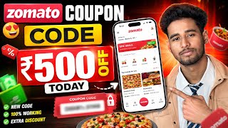 🚀 Zomato Coupon Code Today 2026 🍔 | Get ₹500 OFF Instantly 🔥 Latest Working Zomato Promo Codes