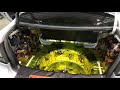 Saab 9-3 шумоизоляция материалами Комфортмат. Создается комфортная атмосфера внутри салона авто