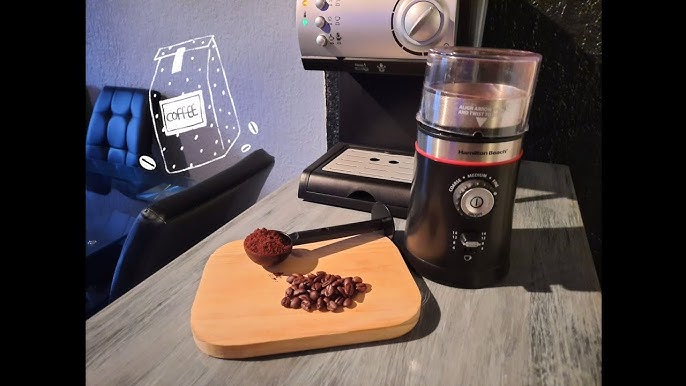 Hamilton Beach Custom Grind Coffee Grinder - Black