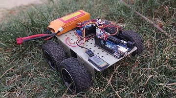 Smartphone controlled robot with Arduino Uno and Bluetooth Module