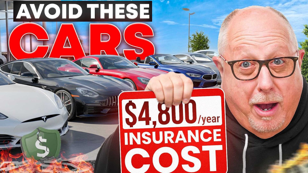 The MOST EXPENSIVE Cars to INSURE