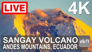 π΄ Live Now: 24/7 Amazon Rainforest and Sangay Volcano, Ecuador in 4K Ultra HD