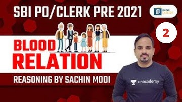 5:00 PM - Blood Relation Part 2 | SBI PO/Clerk Pre 2021 | Reasoning by Sachin Modi