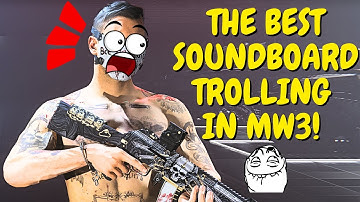 SOUNDBOARD TROLLING while SNIPING in MW3 SND! (HILARIOUS)