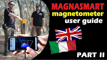 3D Magnetometer Guide: How to Use MAGNASMART Gradiometer & ICON DATA II logger in English & Italian.