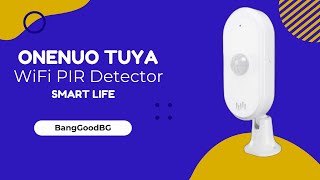 ONENUO Tuya WiFi Security Burglar Alarm Infrared Movement Human PIR Motion Detector Smart Life