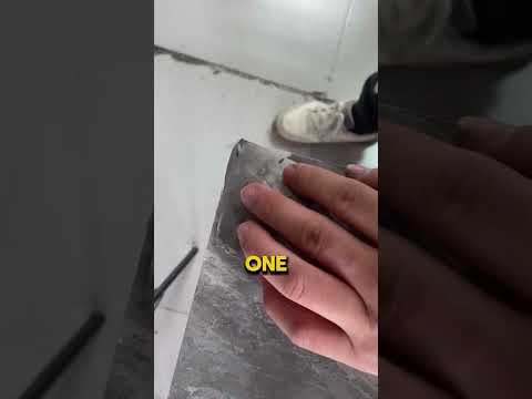 قام بترميم سطح رخامي باهظ الثمن باستخدام يديه ومواد أساسية فقط