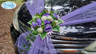 dekorasi mobil pengantin 16 | wedding car decoration