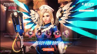 I became the ONLY HEALER in my team _ Overwatch 2 Mercy Main Competitive Gameplay