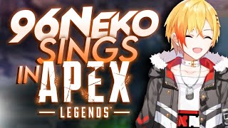 96neko Sings Yoru Ni Kakeru During a Round of Apex