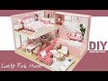 DIY Miniature Dollhouse KitㅣLovely Pink Houseㅣ러블리핑크하우스ㅣ미니어처하우스ㅣ박소소(soso miniature)