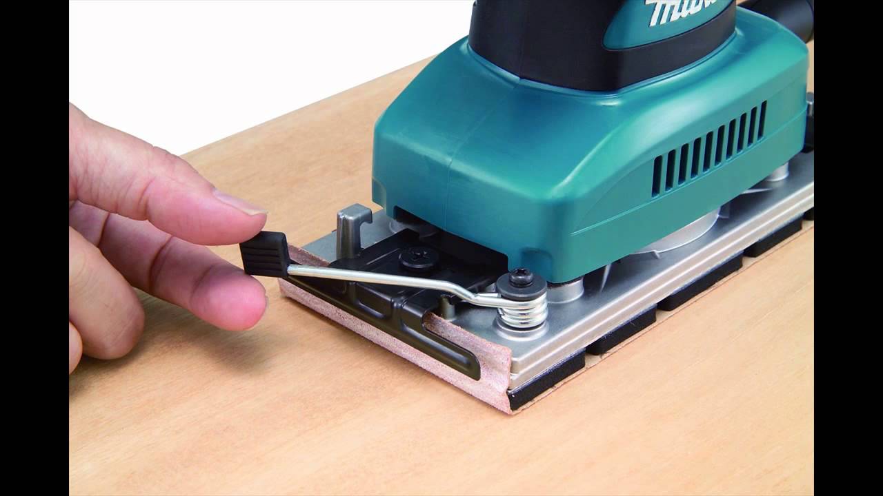 Makita BO4556K 2.0 Amp 41/2Inch Finishing Sander with Case YouTube