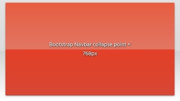 Bootstrap Navbar collapse point  768px