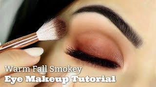 Beginners Warm Smokey Eye Makeup Tutorial | Parts of the Eye | How To Apply Eyeshadow
