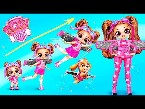 PAW Patrol - Skye Grows Up! Mini Dolls DIY Crafts