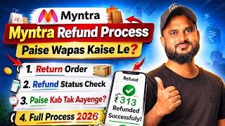 myntra refund process 2026 | myntra return kaise kare | myntra app me bank account kaise jode |