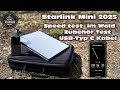 Starlink Mini Geschwindigkeit Test Wald - zuhause & Stromversorgung mit USB C #starlink #internet