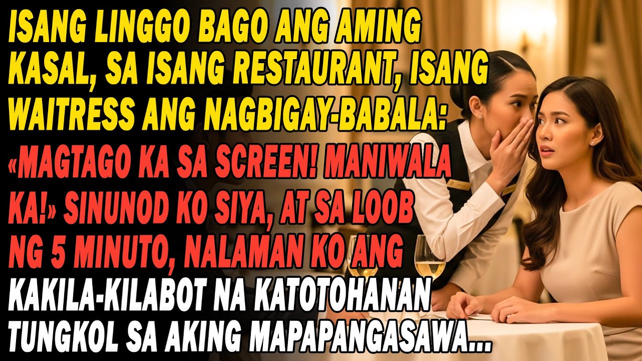 Magtago Ka Sa Likod Ng Screen Sabi Ng Waitress.Sinunod Ko At Kinilabutan Ako Sa Aking Natuklasan...