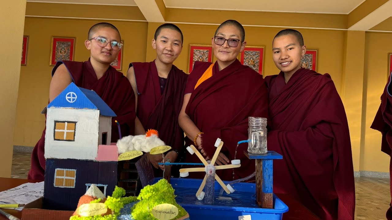 ￼ 👧They describe us .’what they did’ it’s good job 👏 too all of you #kopan nunnery 