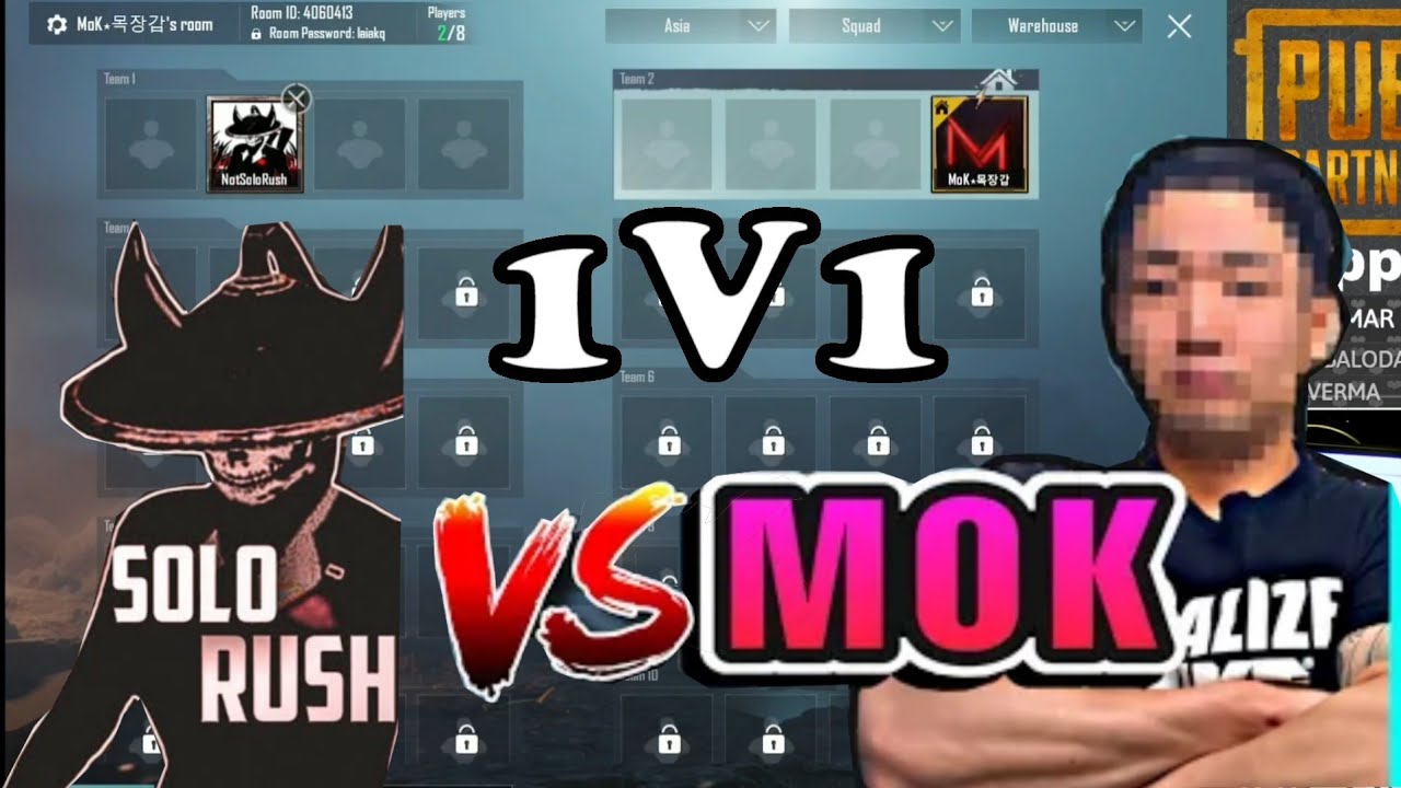 Solo rush vs Mok friendly TDM 1v1 match. full 2 matches