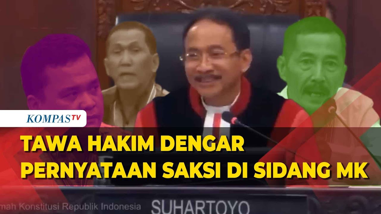 Kumpulan Pernyataan Saksi 03 Suprapto hingga Memed di Sidang MK, Hakim Sampai Ketawa - PARASOT