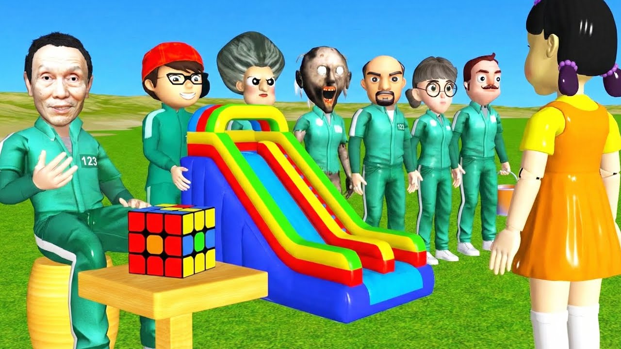 Scary Teacher 3D vs Squid Game - The Funniest Moments Compilation (New)