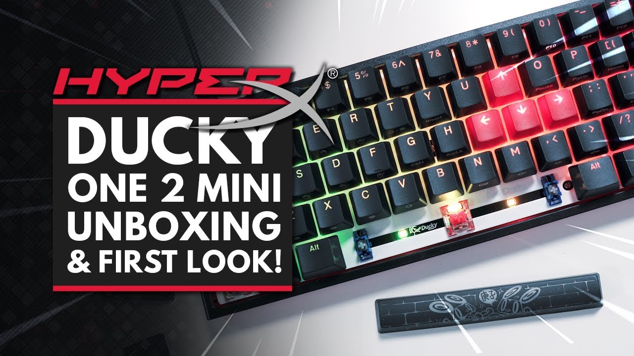 New Hyperx Ducky One 2 Mini Mechanical Gaming Keyboard Unboxing First Look Youtube