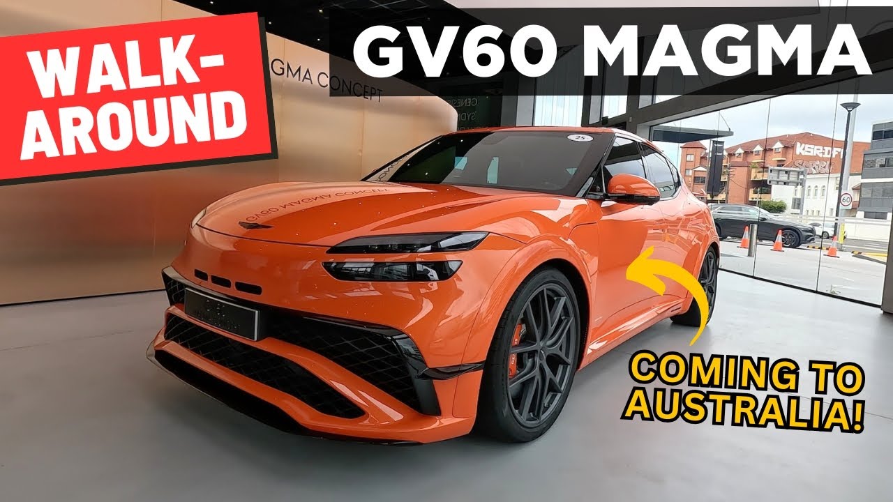 1-of-1 Genesis GV60 Magma Concept walk-around – showroom model in 2026
