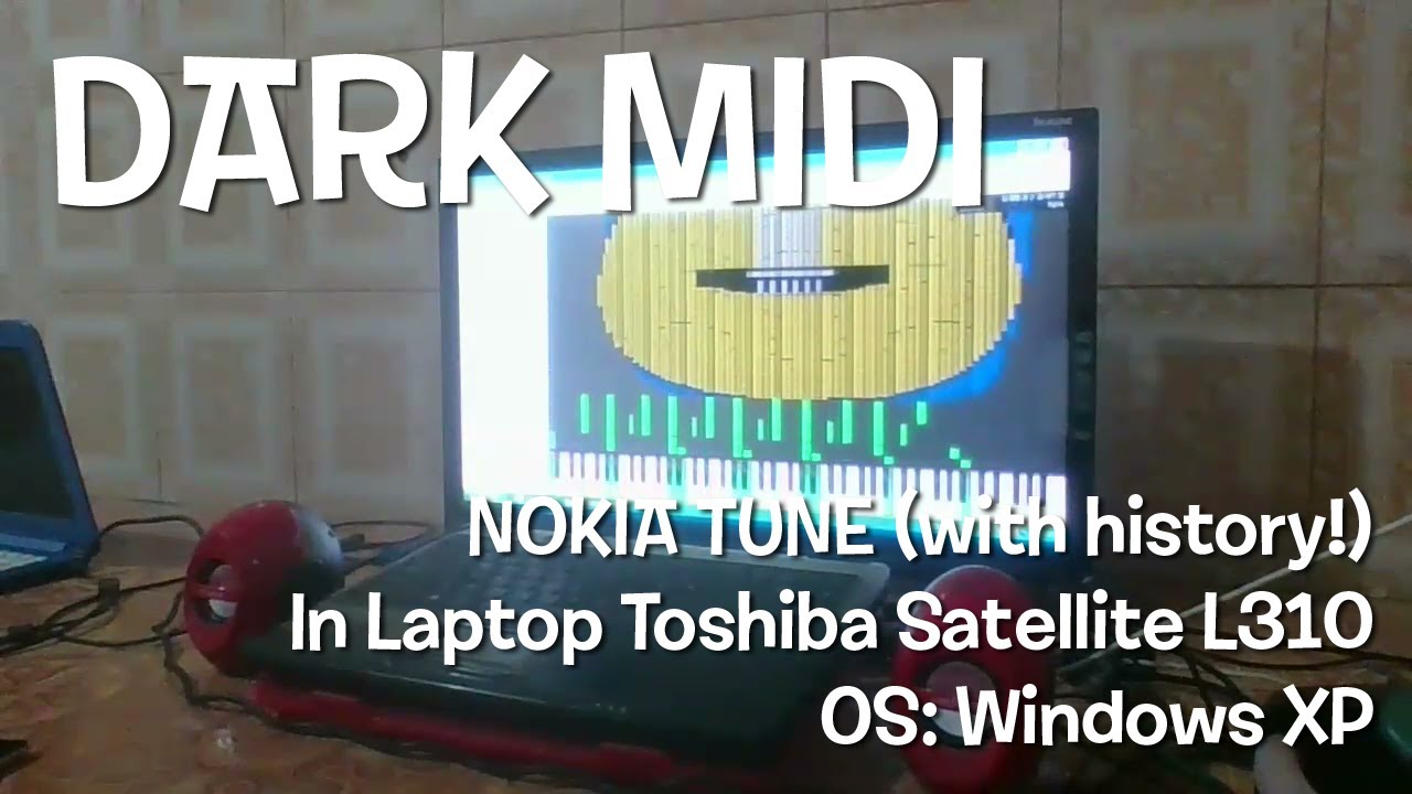 Dark MIDI - NOKIA TUNE (with history!) on Windows XP (LEGIT RUN)