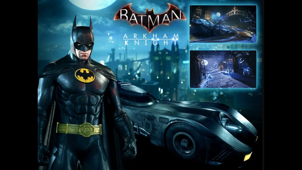 BATMAN™ARKHAM KNIGHT | 1989 Batmobile & Batsuit Gameplay How to Play as Michael Keaton.