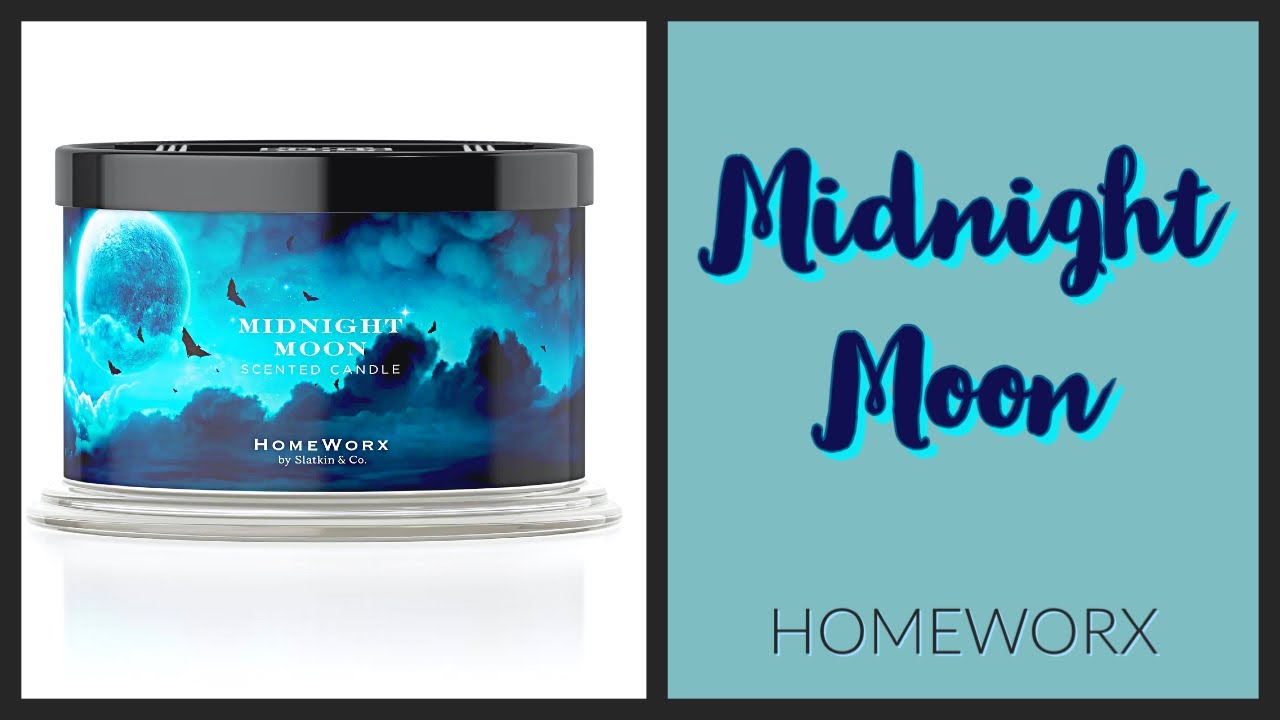 Midnight Moon 🌙 from Homeworx candle review YouTube