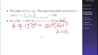 Undergraduate Control Theory Lecture 3 part 2