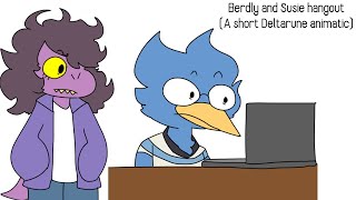 Susie and Berdly hangout (a short Deltarune animatic)