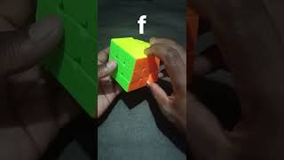 Learn Small Letter Cube Notation Fast 🔥 #cubing #cubeNotation #cfop #3x3cube #shorts #fingertricks