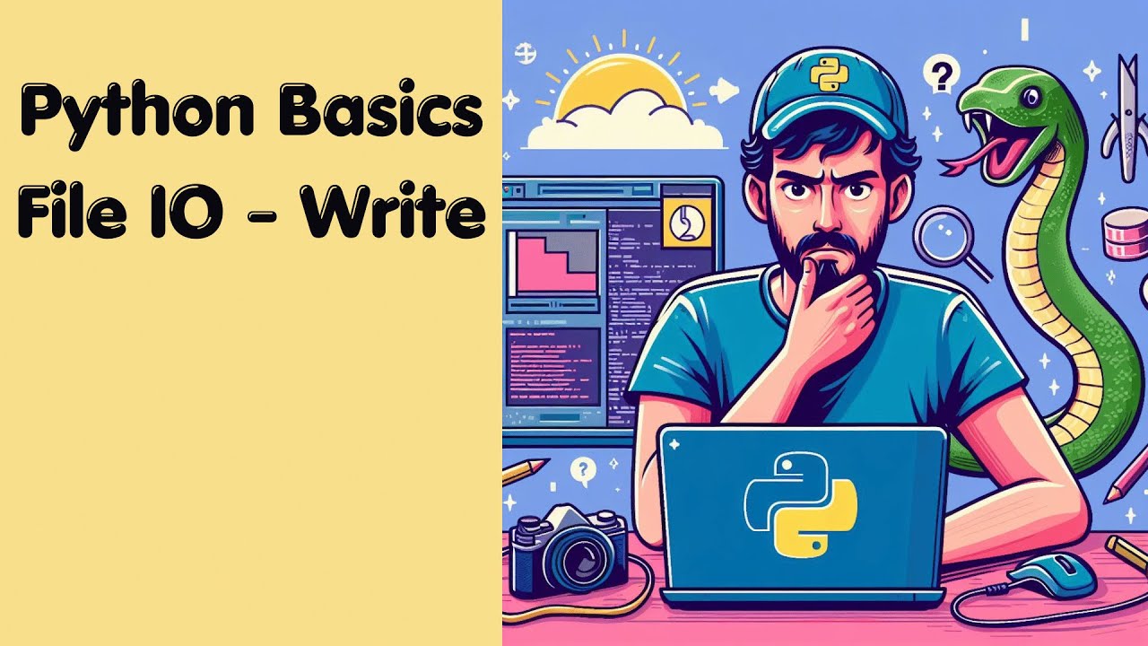 6. Python Basics: How to Write to a File - YouTube