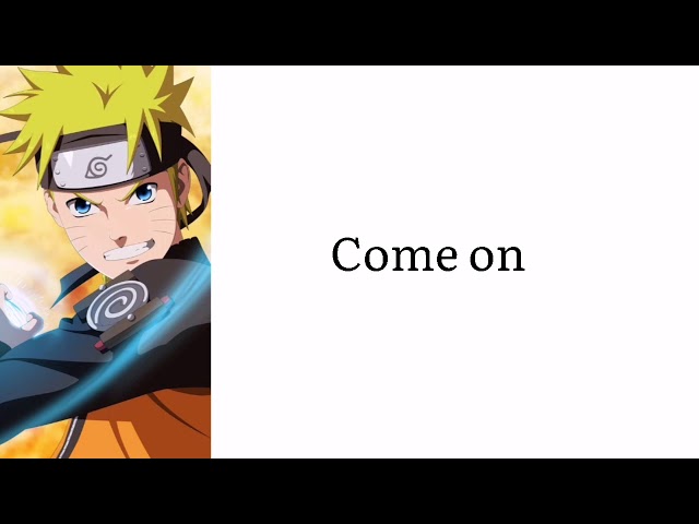 Naruto op 1 lyrics (hound dog ROCKS) - YouTube