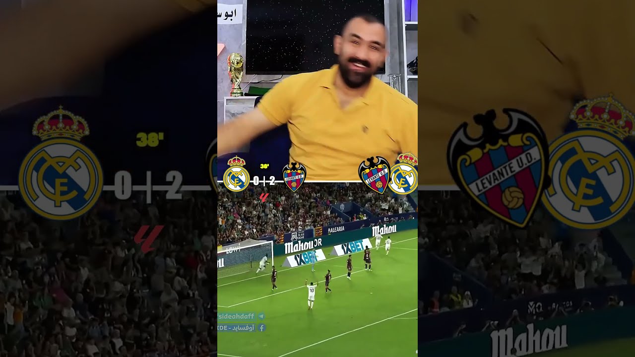Crazy reaction 🤯 to Real Madrid vs Levante (4-1)