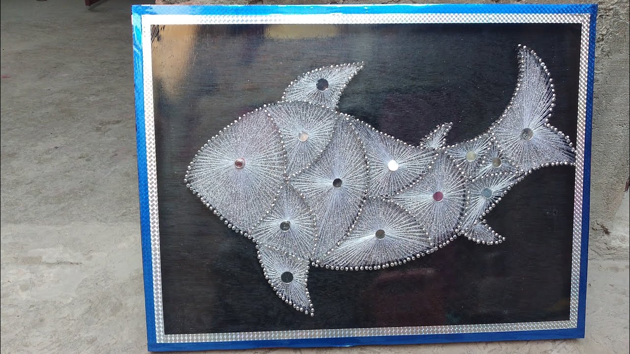 Kati ke madad se 🐠🐋🐟 fish degains/ How to make a fish degains