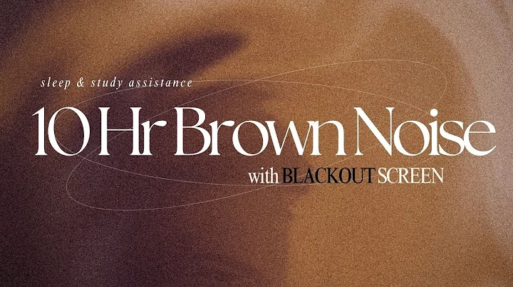 10 Hour BROWN NOISE for INTENSE FOCUS 🤓 (no fluctuations, no ads!)