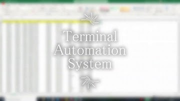 [INC382] Episode 1/2 - Terminal Automation System Project