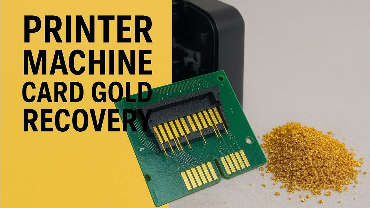 HOW TO RECOVER GOLD FROME PRINTER MACHIN CARD...