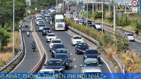 CSGT hướng dẫn đi lại khi cao tốc đóng thi công khe co giãn cầu Long Thành