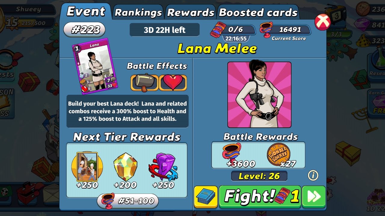 Animation Throwdown, Lana Melee,  Day 1