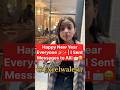 Happy New Year Everyone 🎉 | I Sent Messages to All! 📩😄#excelwalesir #shortvideo #newyear #tricks