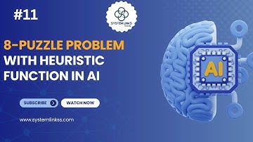 8-Puzzle Problem with Heuristic Function in AI #11
